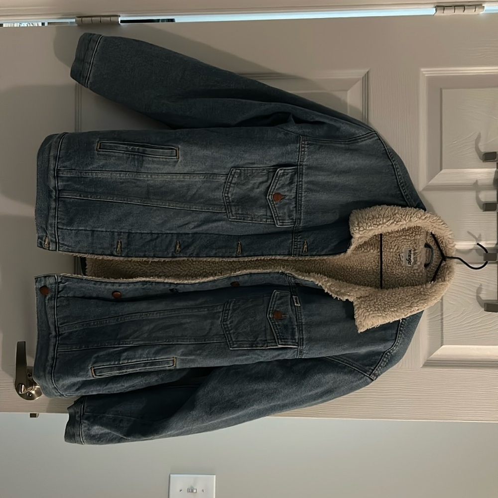 Wrangler Sherpa lined denim jacket
